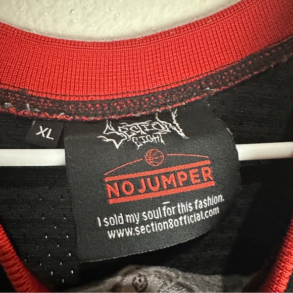 Section Eight No Jumper Vintage Jersey Size XL - Picture 5 of 7